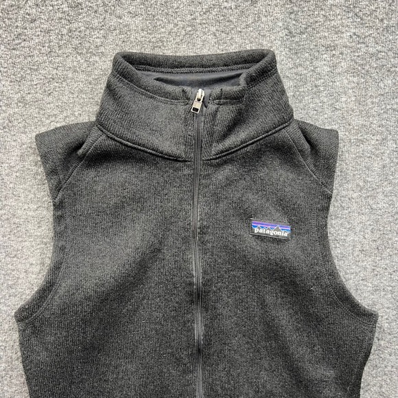 Patagonia Better Sweater Vest Womens XS Black Full Zip Fleece STY25886 FA16 - Picture 9 of 12